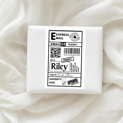 Christmas Labels | Personalised Christmas Parcel Stickers | Christmas Ideas