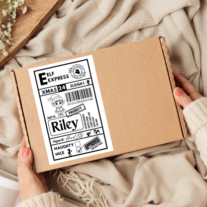 Christmas Labels | Personalised Christmas Parcel Stickers | Christmas Ideas