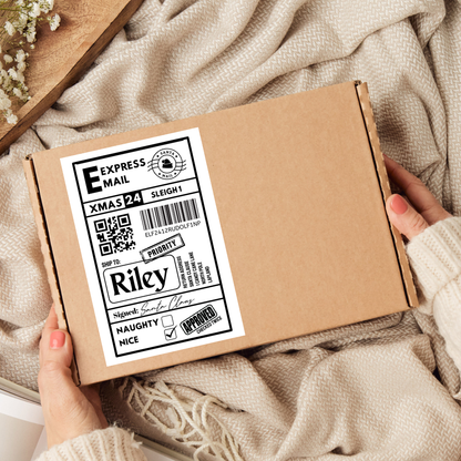 Christmas Labels | Personalised Christmas Parcel Stickers | Christmas Ideas