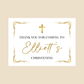 Rectangle Stickers | Gold & White Party Stickers | Birthday, Baby Shower, Christening, Wedding, Engagement Stickers | Party Bag Stickers