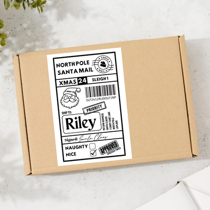 Christmas Labels | Personalised Christmas Parcel Stickers | Christmas Ideas