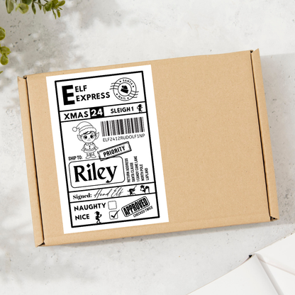 Christmas Labels | Personalised Christmas Parcel Stickers | Christmas Ideas