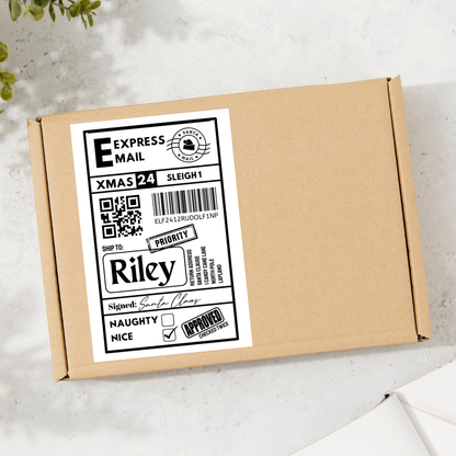 Christmas Labels | Personalised Christmas Parcel Stickers | Christmas Ideas