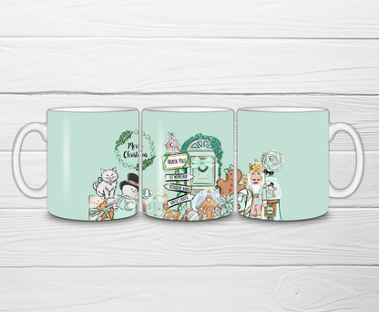 SALE - Mint Green Christmas Mug | Merry Christmas Mug | Gift Idea