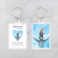 Keyring Gift | Stepped Up Dad | Step Dad Gift | Photo Image Keyring | Fathers Day Gift Idea
