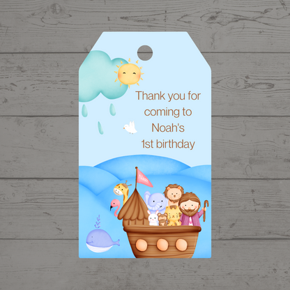 Gift Tags | Noah's Ark Party Gift Tags | Party Tags | Party Gift Tags | Noah's Ark Party Theme (Design 2)