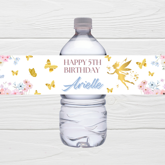 Juice Bottle Labels | Fairy Party Juice Labels | Water Bottle Stickers | Fairy Party | Party Stickers