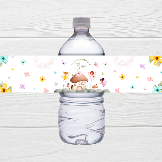Juice Bottle Labels | Fairy Party Juice Labels | Water Bottle Stickers | Fairy Party | Party Stickers