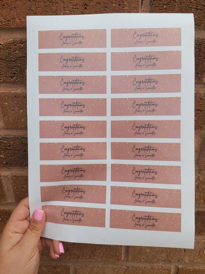 Party popper stickers