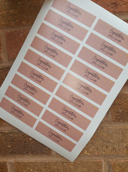 Party popper stickers