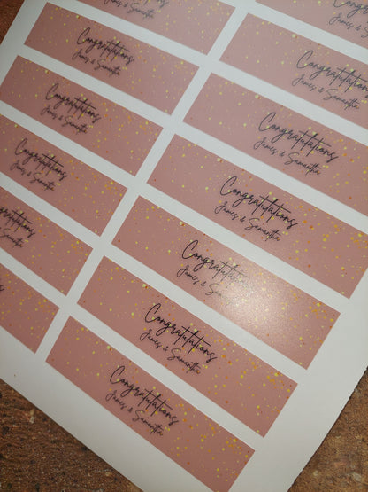 Party popper stickers