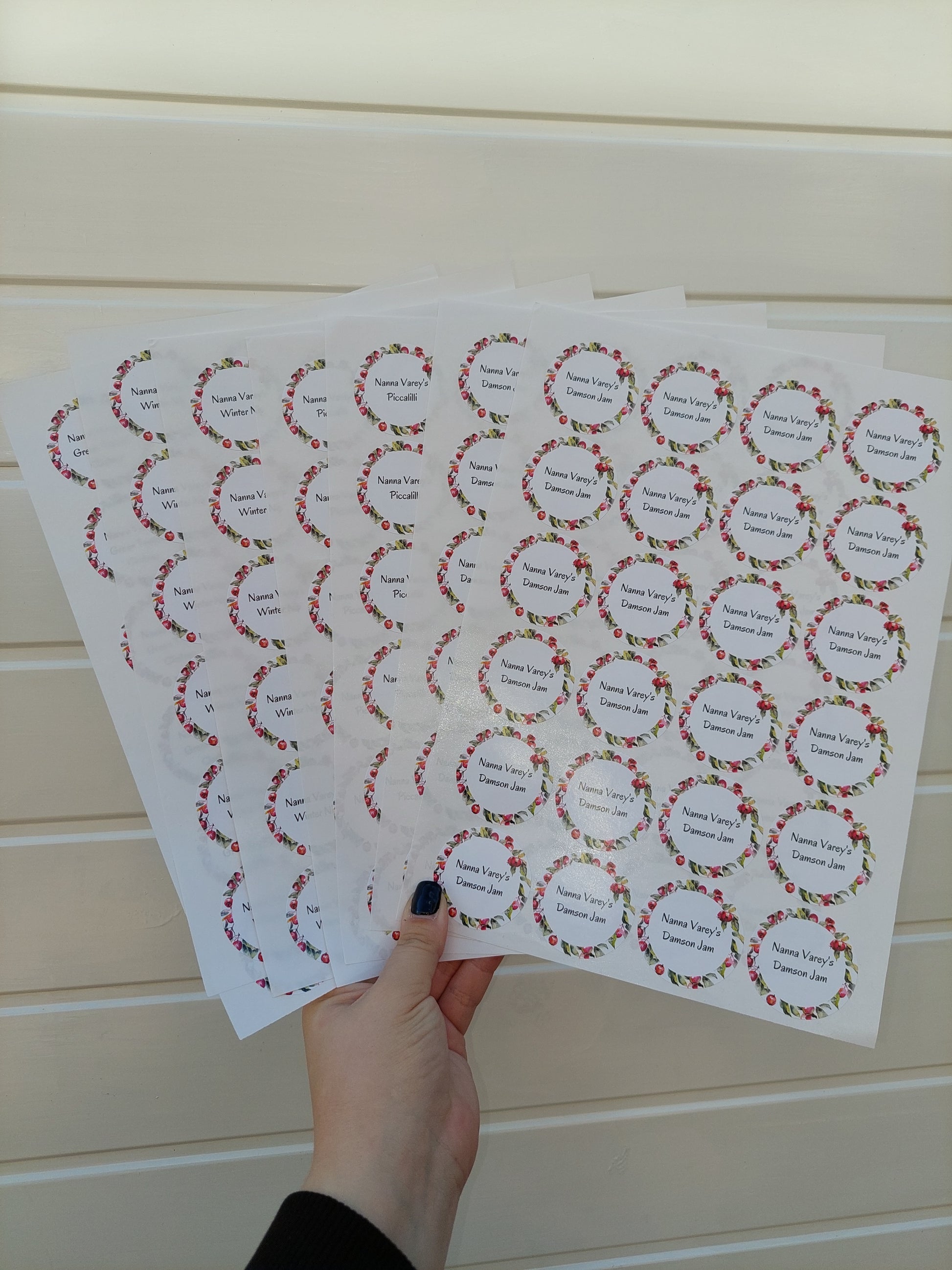 Logo stickers | Various Sizes | Business Logo Sticker Sheets | Business Supplies - Dinky Designs