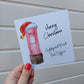 Christmas Card | Personalised Postman - Postwoman - Post Office | Staff Post Box Personalised Card
