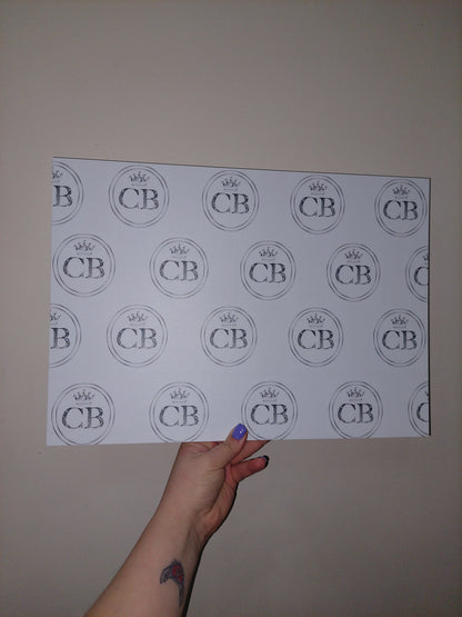 Salon Logo Board Sign | Salon Logo Board Backdrop | Nail Business Supplies