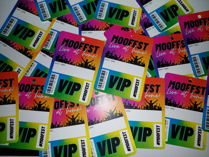 A7 Rainbow Lanyard Cards | Festival Cards | Party Idea Cards