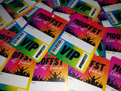 A7 Rainbow Lanyard Cards | Festival Cards | Party Idea Cards