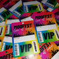 A7 Rainbow Lanyard Cards | Festival Cards | Party Idea Cards