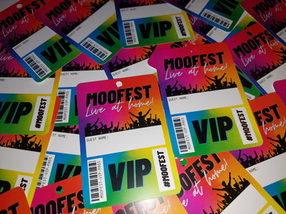 A7 Rainbow Lanyard Cards | Festival Cards | Party Idea Cards