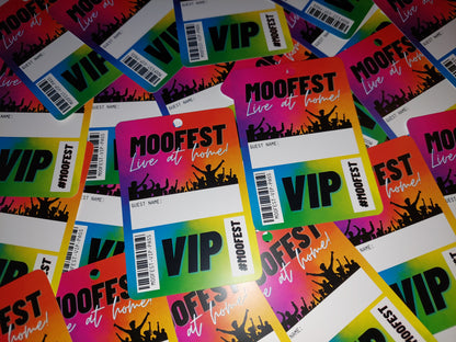 A7 Rainbow Lanyard Cards | Festival Cards | Party Idea Cards