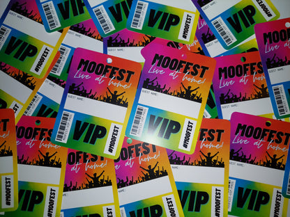 A7 Rainbow Lanyard Cards | Festival Cards | Party Idea Cards