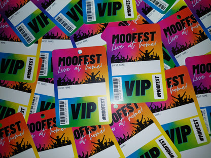 A7 Rainbow Lanyard Cards | Festival Cards | Party Idea Cards