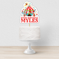 Cake Topper | Personalised Circus Cake Topper | Circus Party Supplies | Design 2