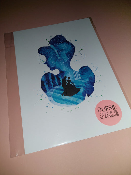 Quote Print | A4 Disney Cinderella Print | SALE ITEM
