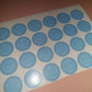 24 x Blue Stickers | Isaac's Christening | SALE ITEM