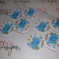 Cupcake Toppers | 15 x Marley Turns One Cupcake Toppers - Under The Sea | SALE ITEM