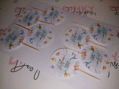 Cupcake Toppers | 15 x William Turns Five Cupcake Toppers - Under The Sea | SALE ITEM