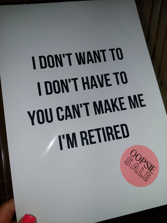 Quote Print | A4 Retired Print | SALE ITEM