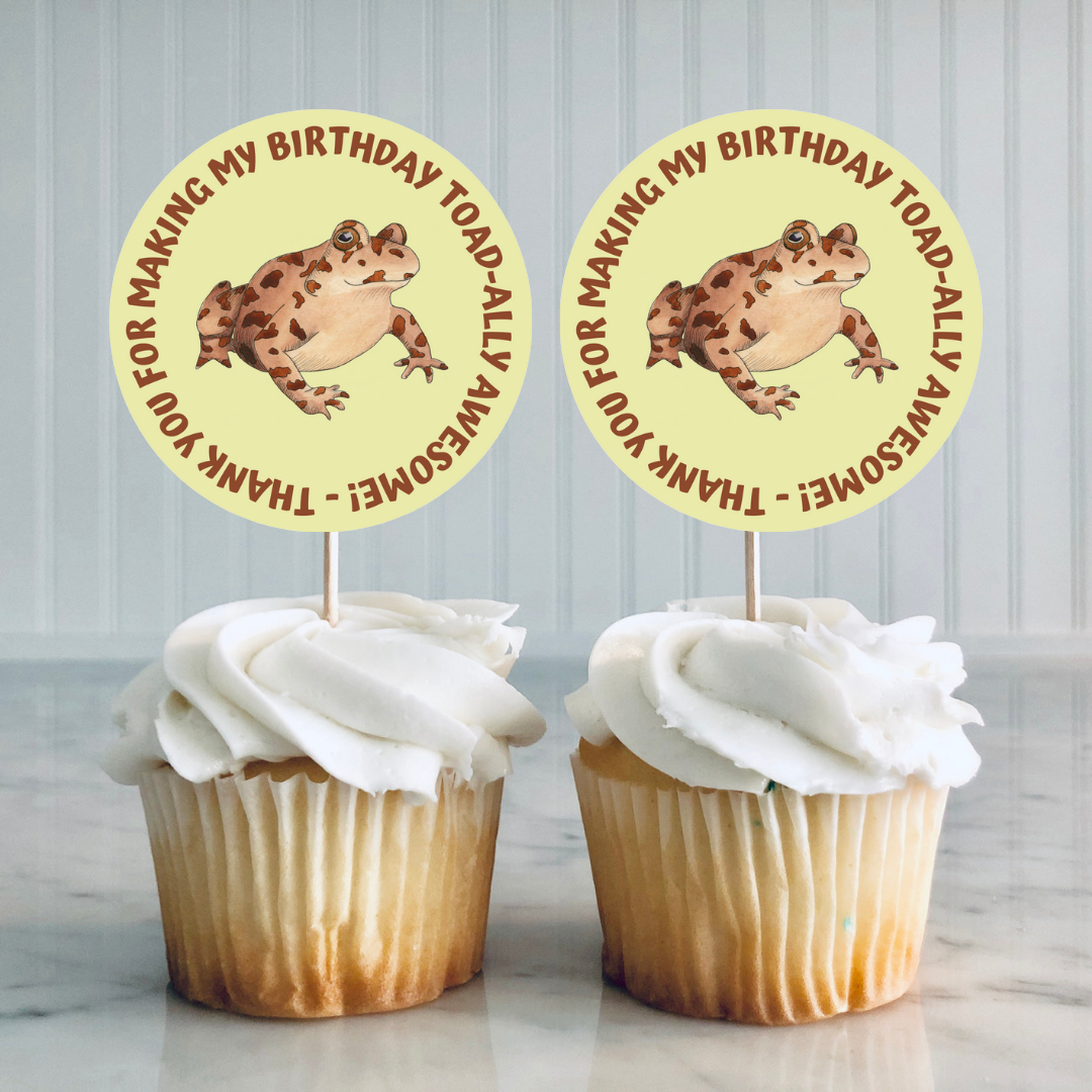 Reptile Cupcake Toppers | Birthday Cupcake Toppers | Reptile Party Decorations
