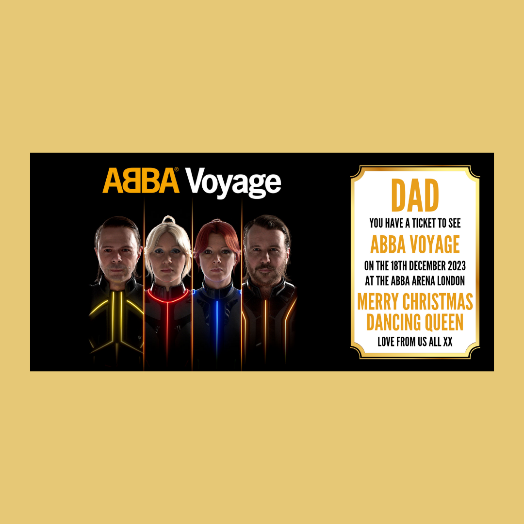 Custom Surprise Ticket Print | Personalised Ticket Voucher | Gift Idea | ANY DESIGN - Dinky Designs