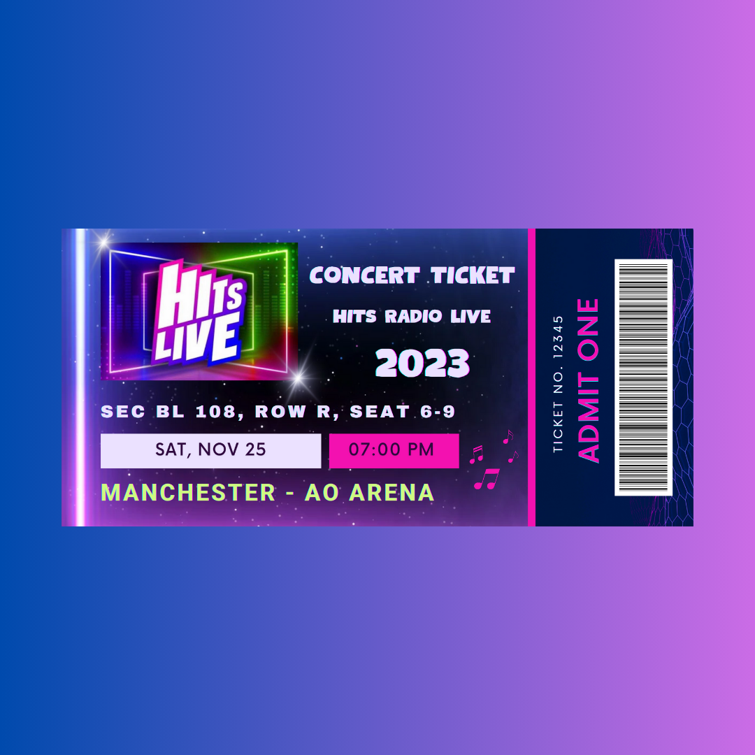 Custom Surprise Ticket Print | Personalised Ticket Voucher | Gift Idea | ANY DESIGN - Dinky Designs