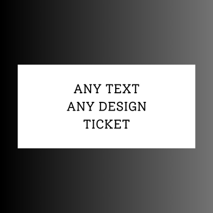 Custom Surprise Ticket Print | Personalised Ticket Voucher | Gift Idea | ANY DESIGN