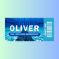 Surprise Ticket Print | Personalised Swimming Ticket Voucher | Gift Idea