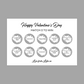 Valentine's Day Surprise Match 3 Ticket Print | Personalised Valentine's Ticket | Valentine Fun Scratch Reveal | Gift Idea