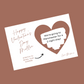 A6 Rose Gold Surprise Ticket Print | Personalised Valentine Ticket | Valentine Scratch Reveal | Gift Idea