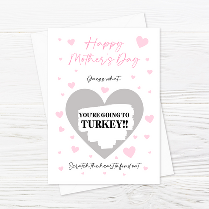 Silver Scratch Card | Surprise Card | Mother's Day Scratch Reveal Card - Dinky Designs