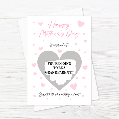 Silver Scratch Card | Surprise Card | Mother's Day Scratch Reveal Card - Dinky Designs