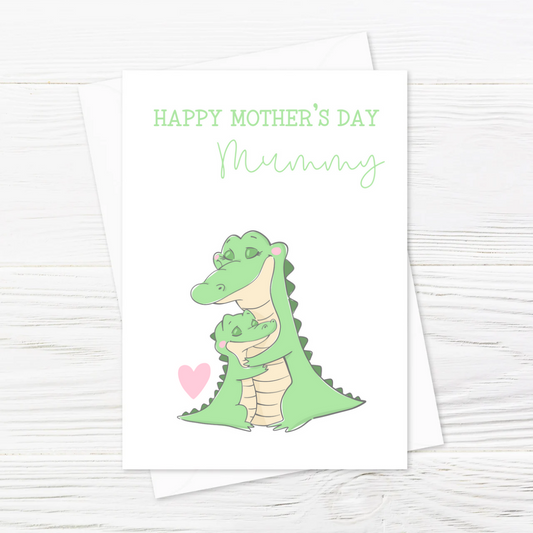 Mother's Day Card | To My Mummy | Crocodile Card