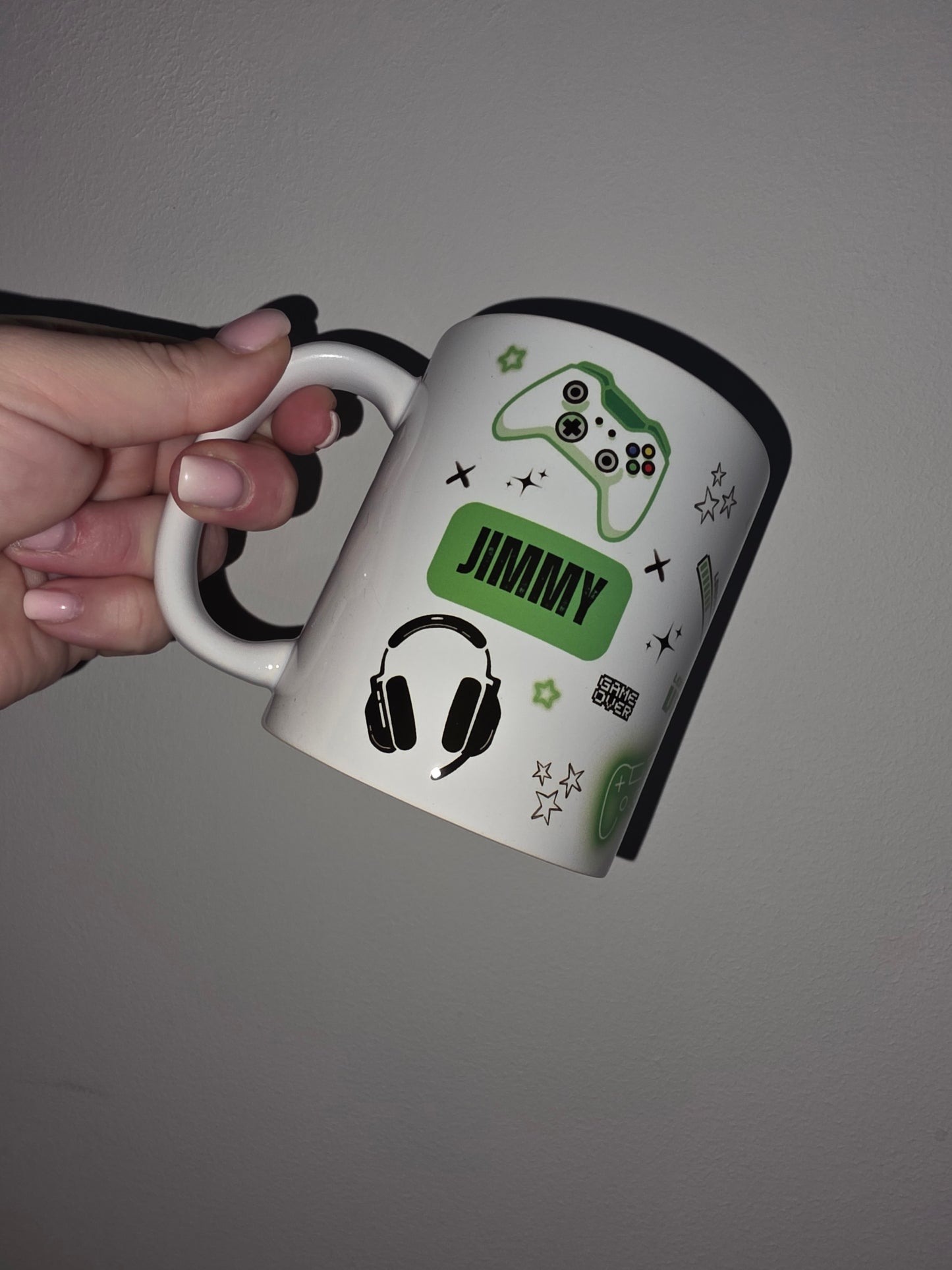 Gaming Mug | Green Gaming Mug | Personalised Gamer Mug | Gift Idea