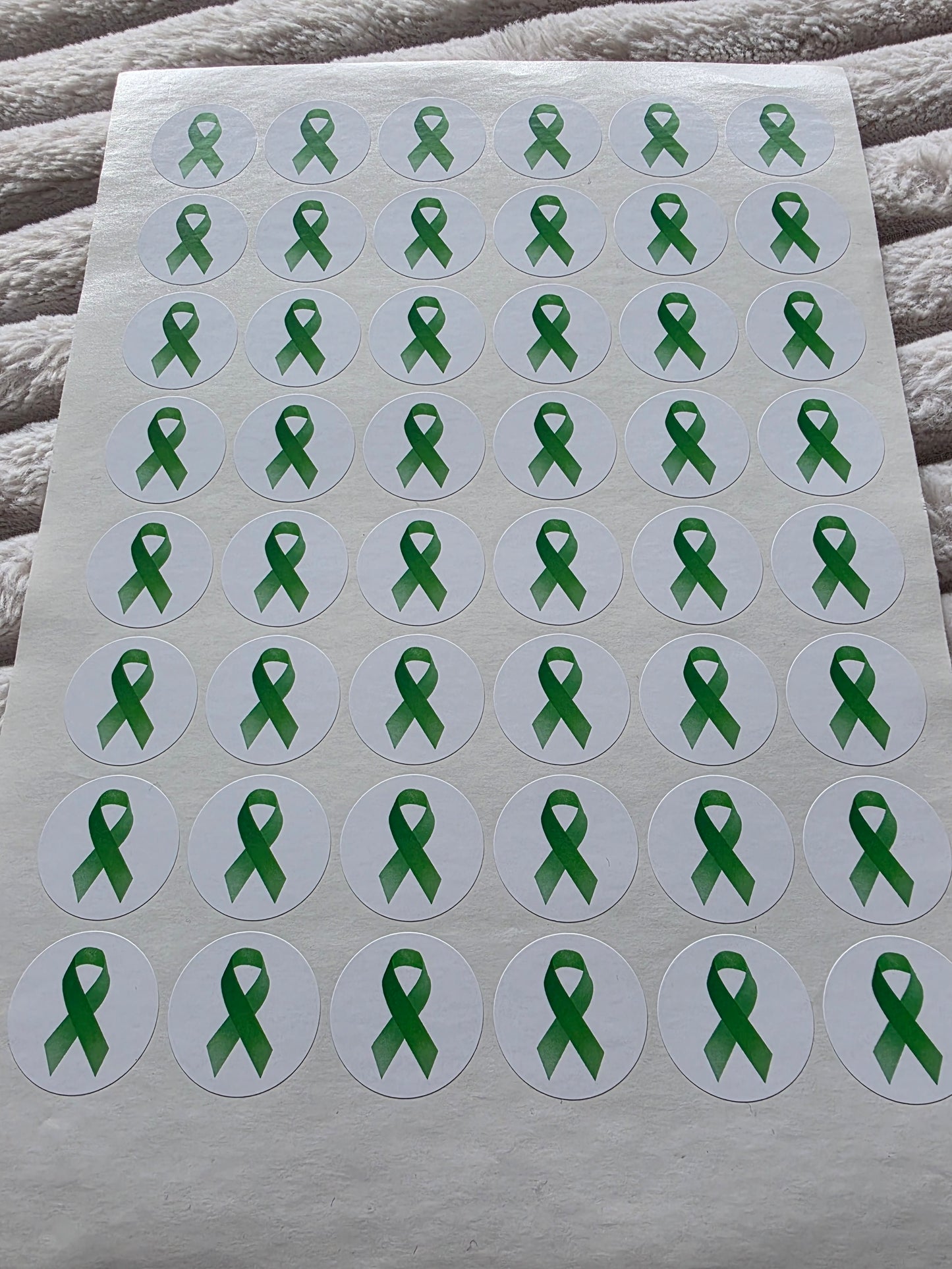 SALE - Mental Health Ribbon Stickers | 30MM | Sticker Sheets - Dinky Designs