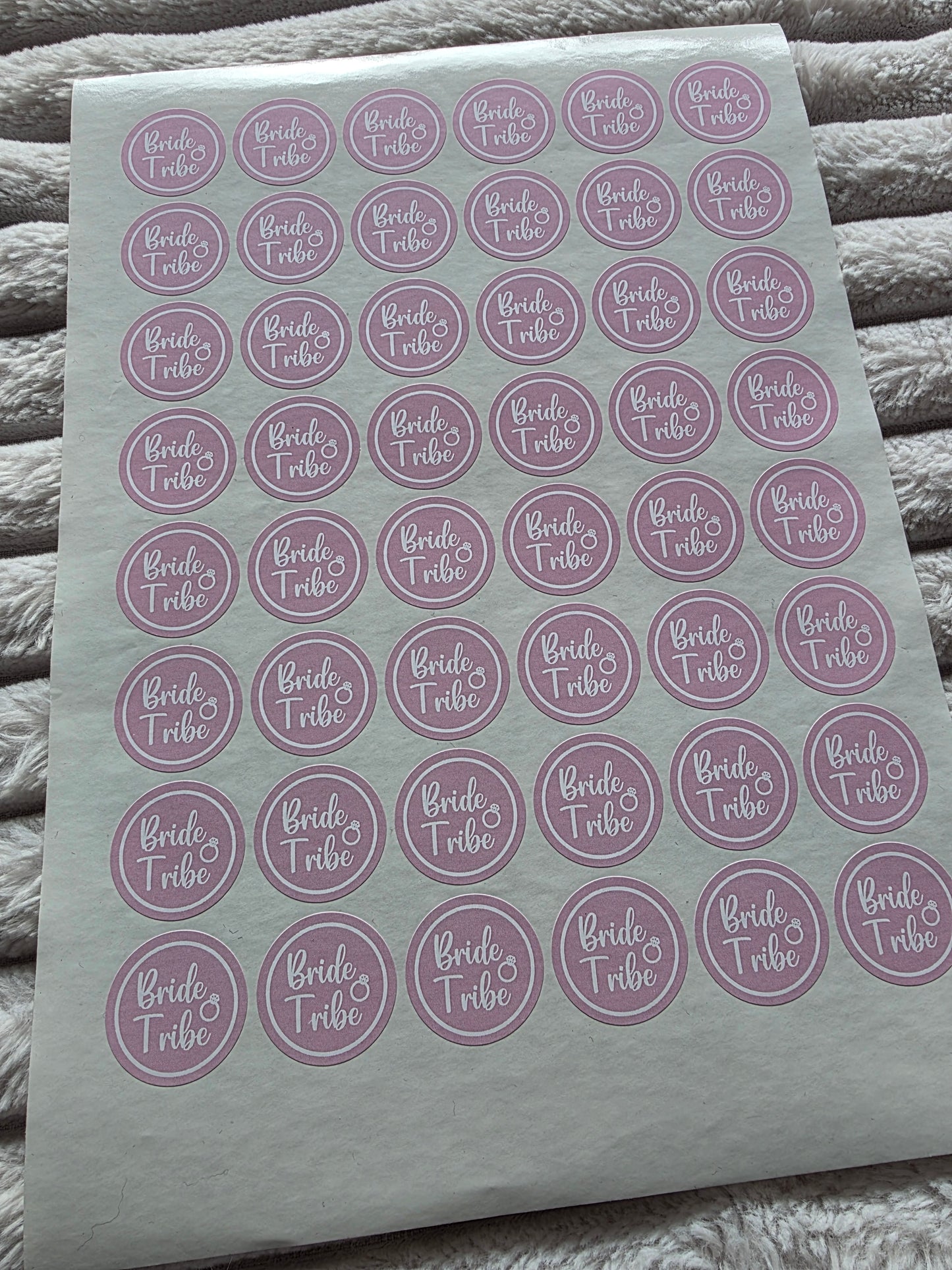 SALE - Bride Tribe Stickers | 30MM | Hen Party Sticker Sheets - Dinky Designs