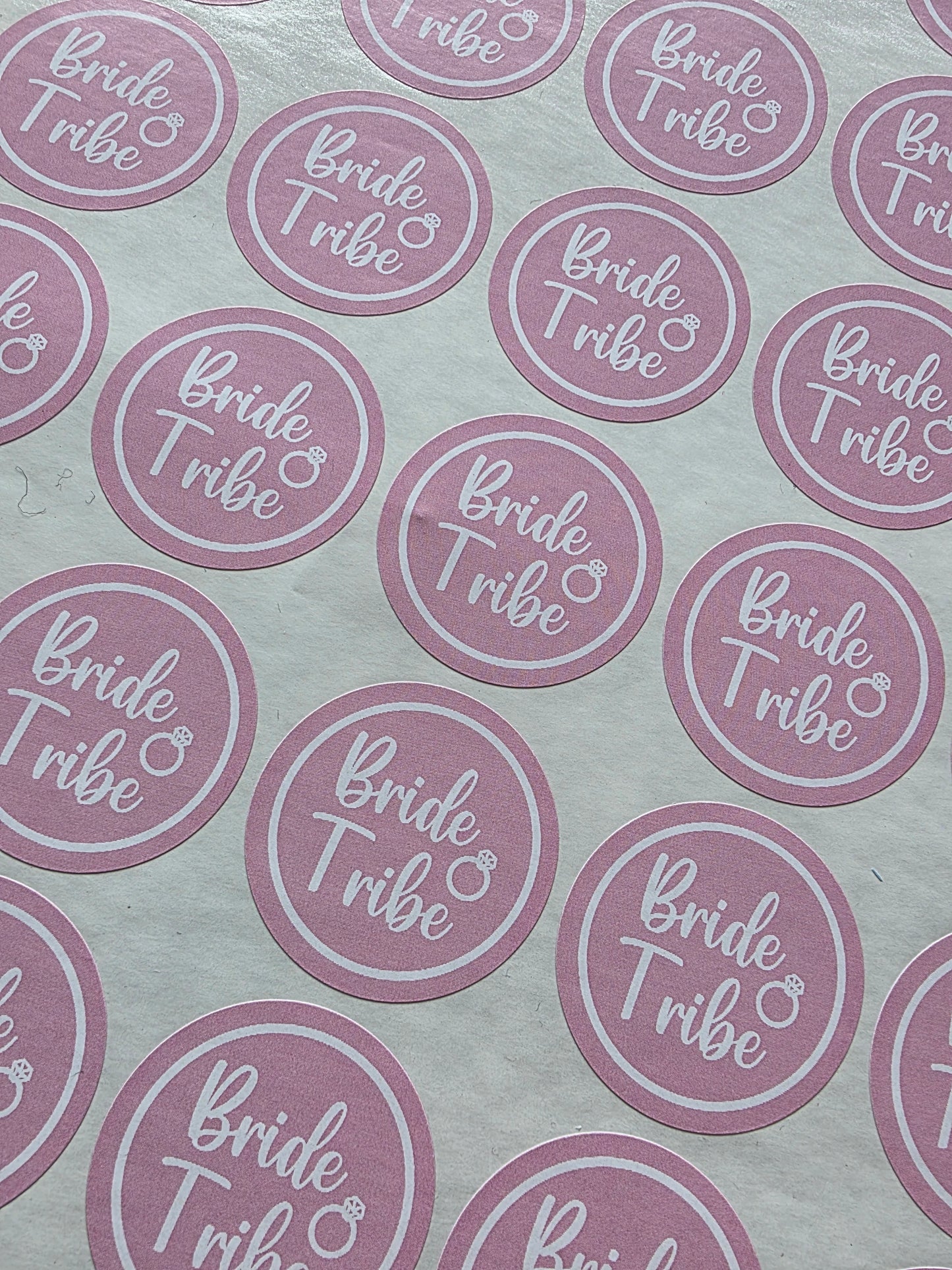 SALE - Bride Tribe Stickers | 35MM | Hen Party Sticker Sheets - Dinky Designs