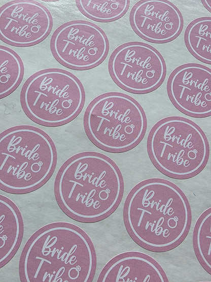 SALE - Bride Tribe Stickers | 35MM | Hen Party Sticker Sheets - Dinky Designs