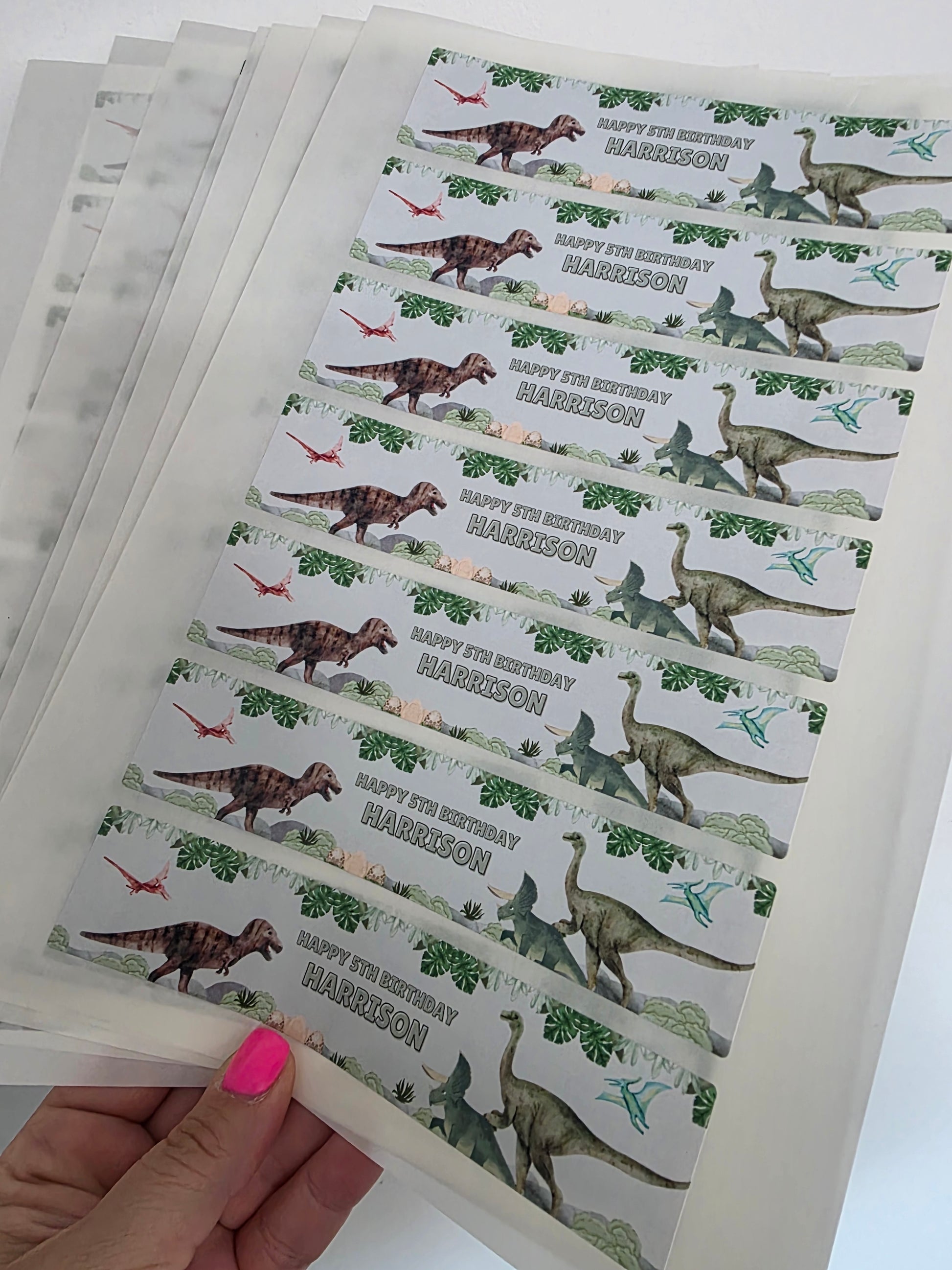 Juice Bottle Labels | Dinosaur Labels, Dinosaur Stickers | Water Bottle Stickers | Dinosaur Party | Party Stickers - Dinky Designs