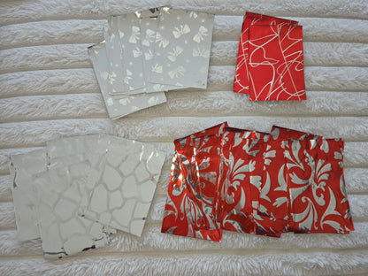 SALE - 64 x mini foil packaging bags