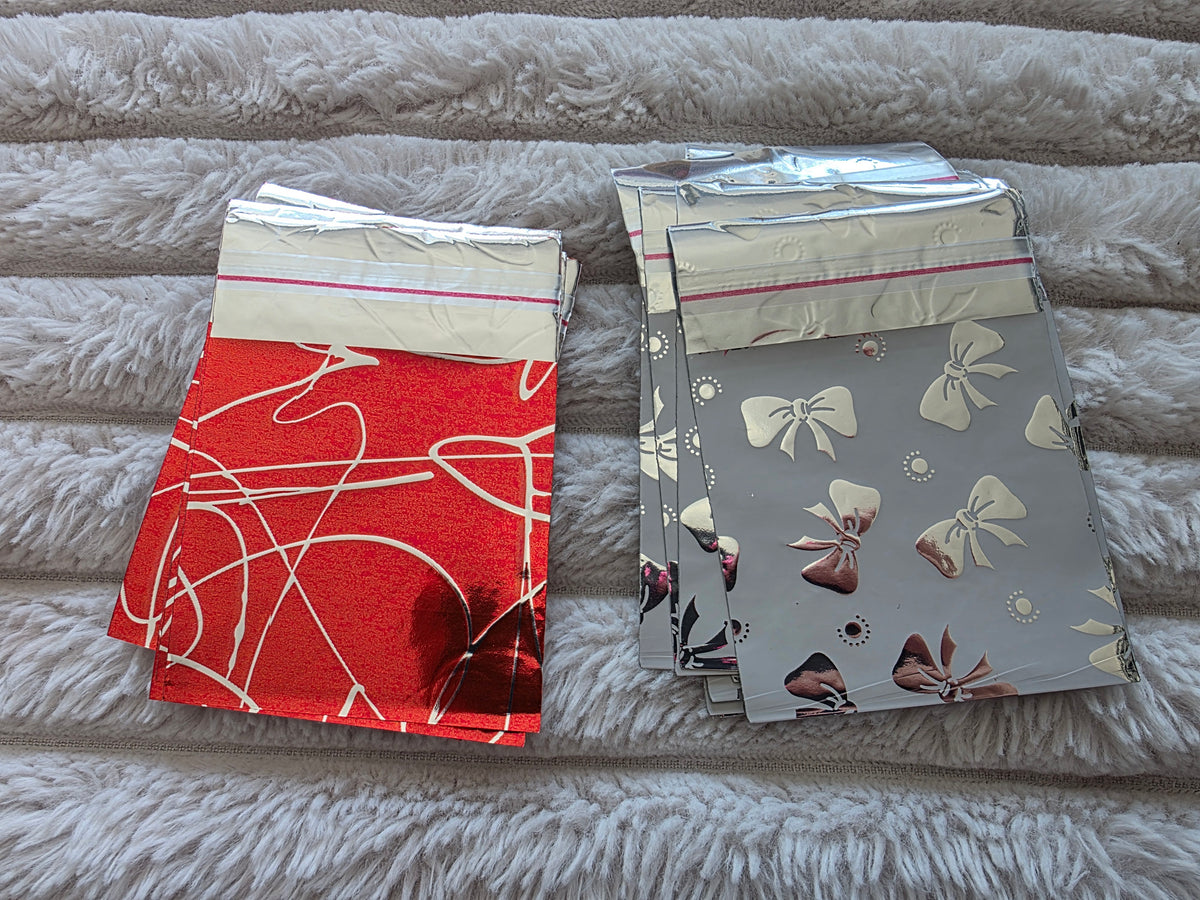 SALE - 64 x mini foil packaging bags