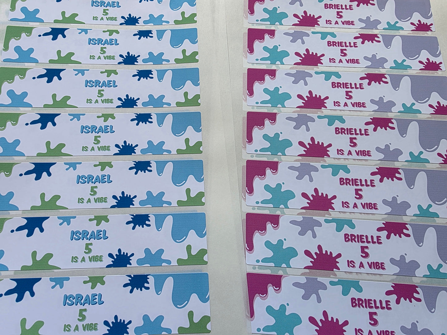 Juice Bottle Labels | Pink Purple Slime Theme Labels | Water Bottle Stickers | Slime Party | Party Stickers - Dinky Designs